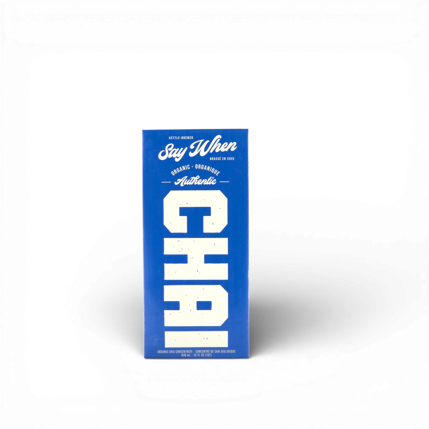 Say When Authentic Chai