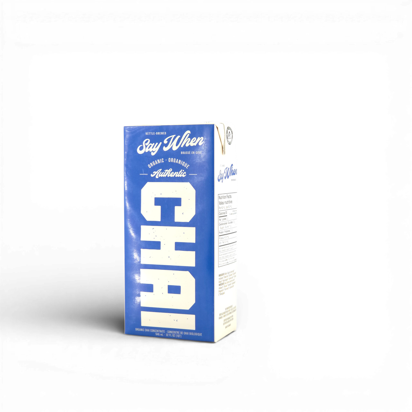 Say When Authentic Chai